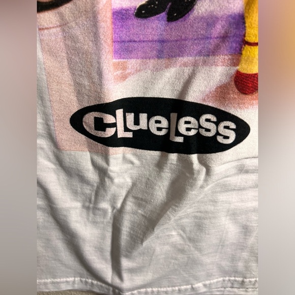 Clueless Graphic Tee – Unisex White Medium – NWT - Picture 3 of 6
